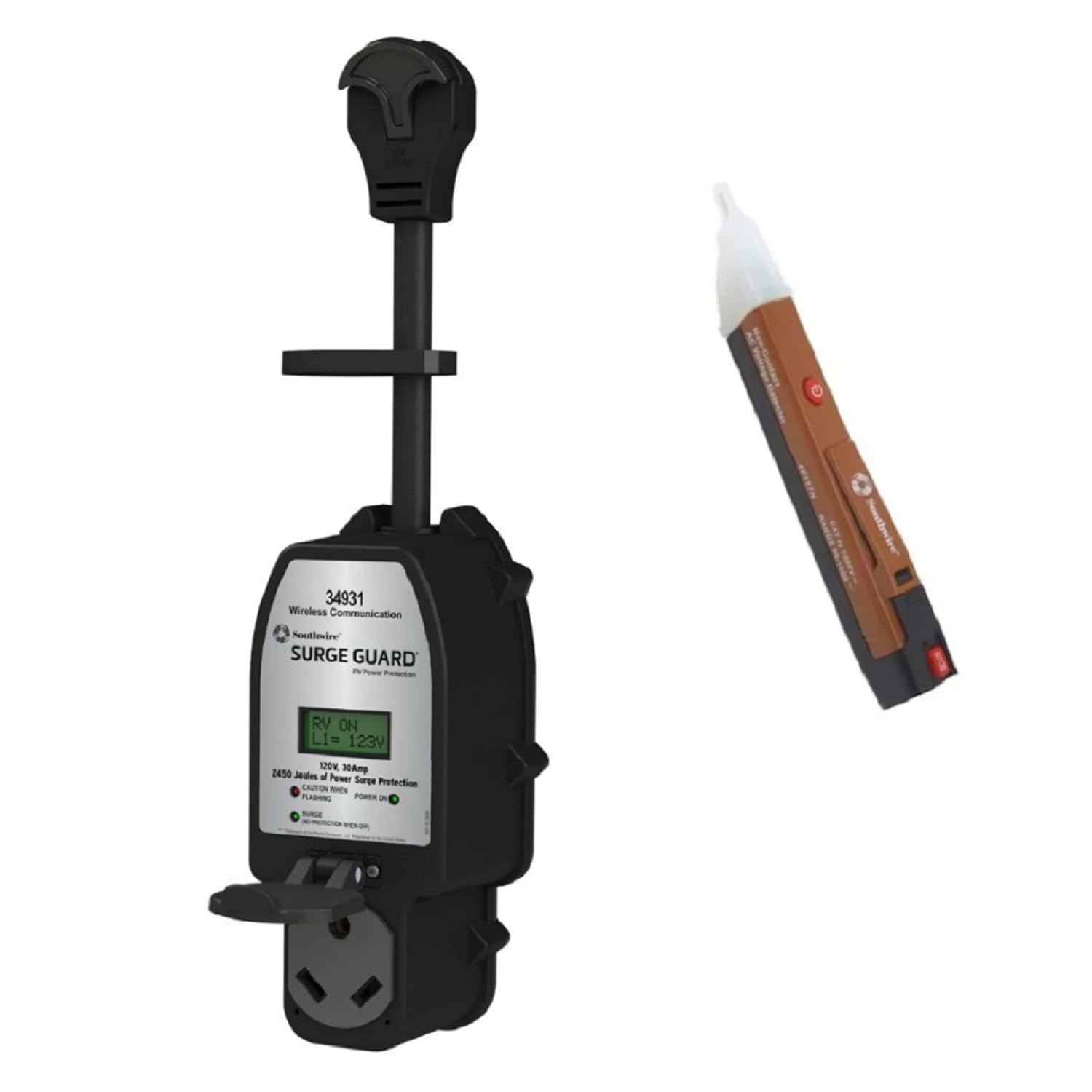 Southwire Surge Guard 34931 RV Surge Protector - Bluetooth Enabled - LCD Display