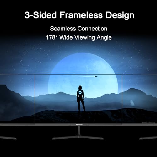 SANSUI 32 Inch Curved 240Hz Gaming Monitor High Refresh Rate, FHD 1080P Gaming PC Monitor HDMI DP1.4, Curved 1500R, 1Ms MPRT, HDR,Metal Stand