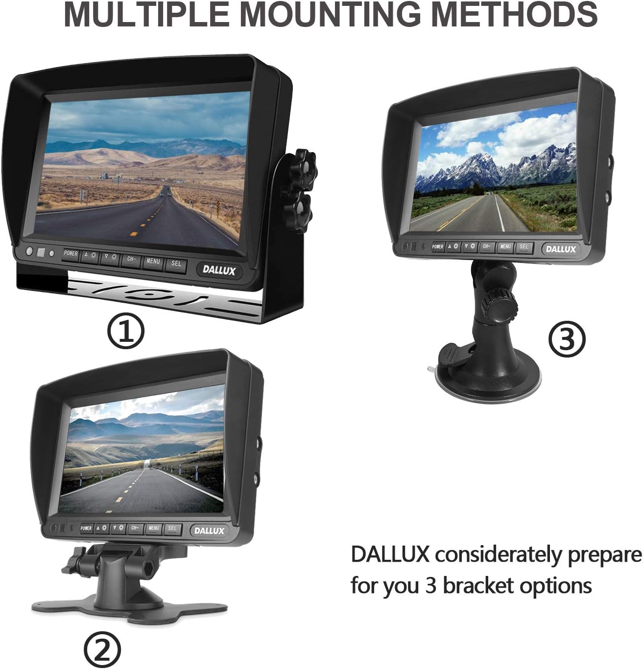 DALLUX Truck Backup Camera kit