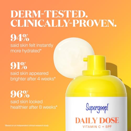 Supergoop! Daily Dose Vitamin C + SPF 40 PA+++, 1 fl oz - Broad Spectrum Sunscreen Serum