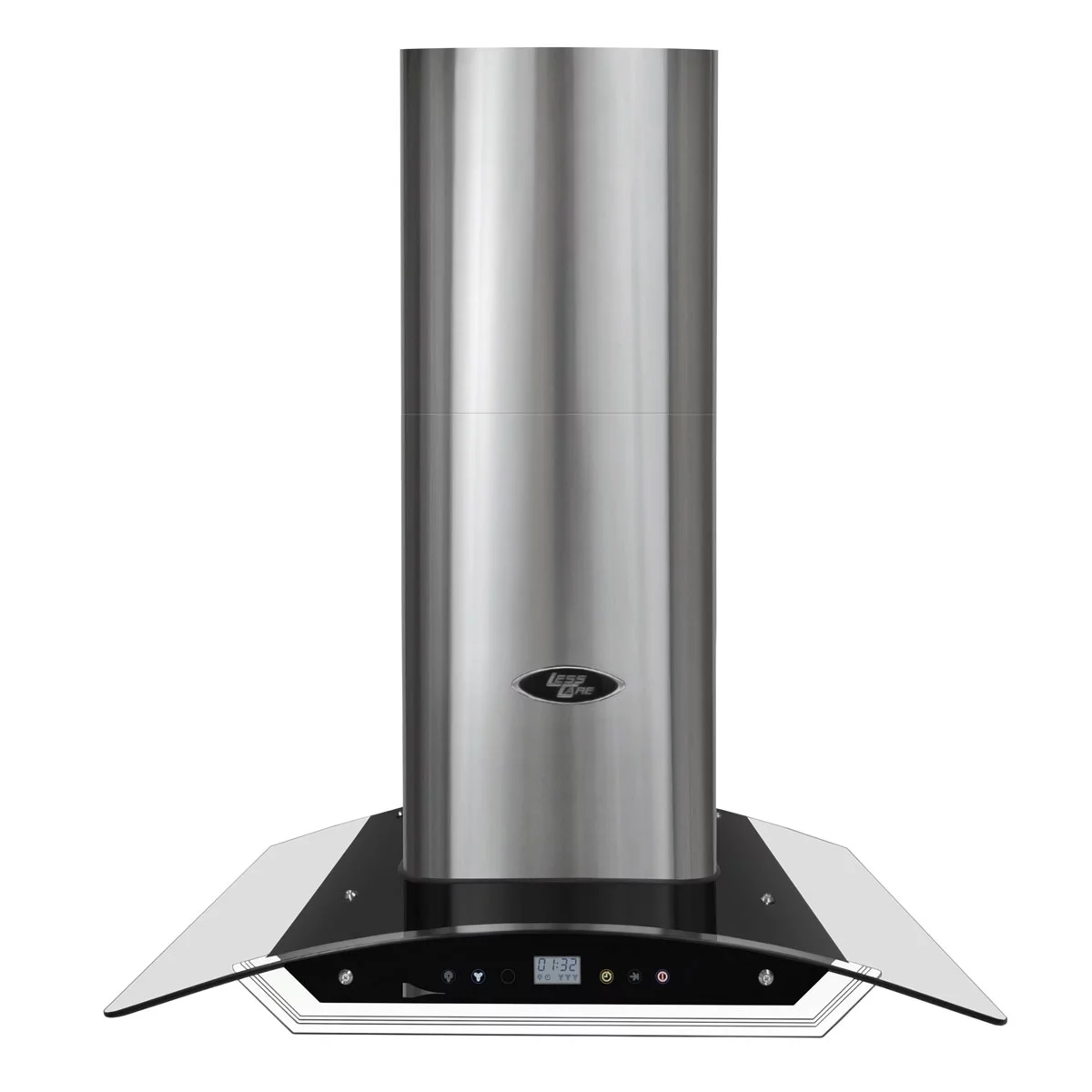 LH2-30G 30 in with LCD Wall-Mount Glass Range Hood