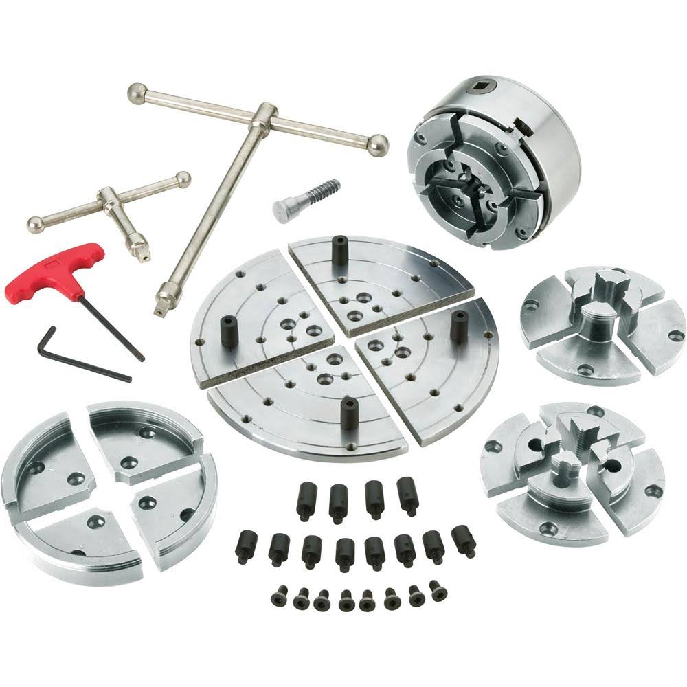 Grizzly Industrial T10810 - 4.25x22 Wood Lathe Chuck Set