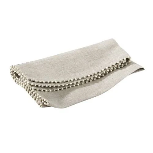 Saro Pearl Napkin Set of 4