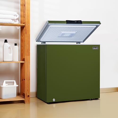 Newair 13.8 cu. ft. Upright Freezer, Fridge Freezer Convertible, Garage Ready Refrigerator, Frost Free Freezer with Door Alarm, Stand up Deep Freezer