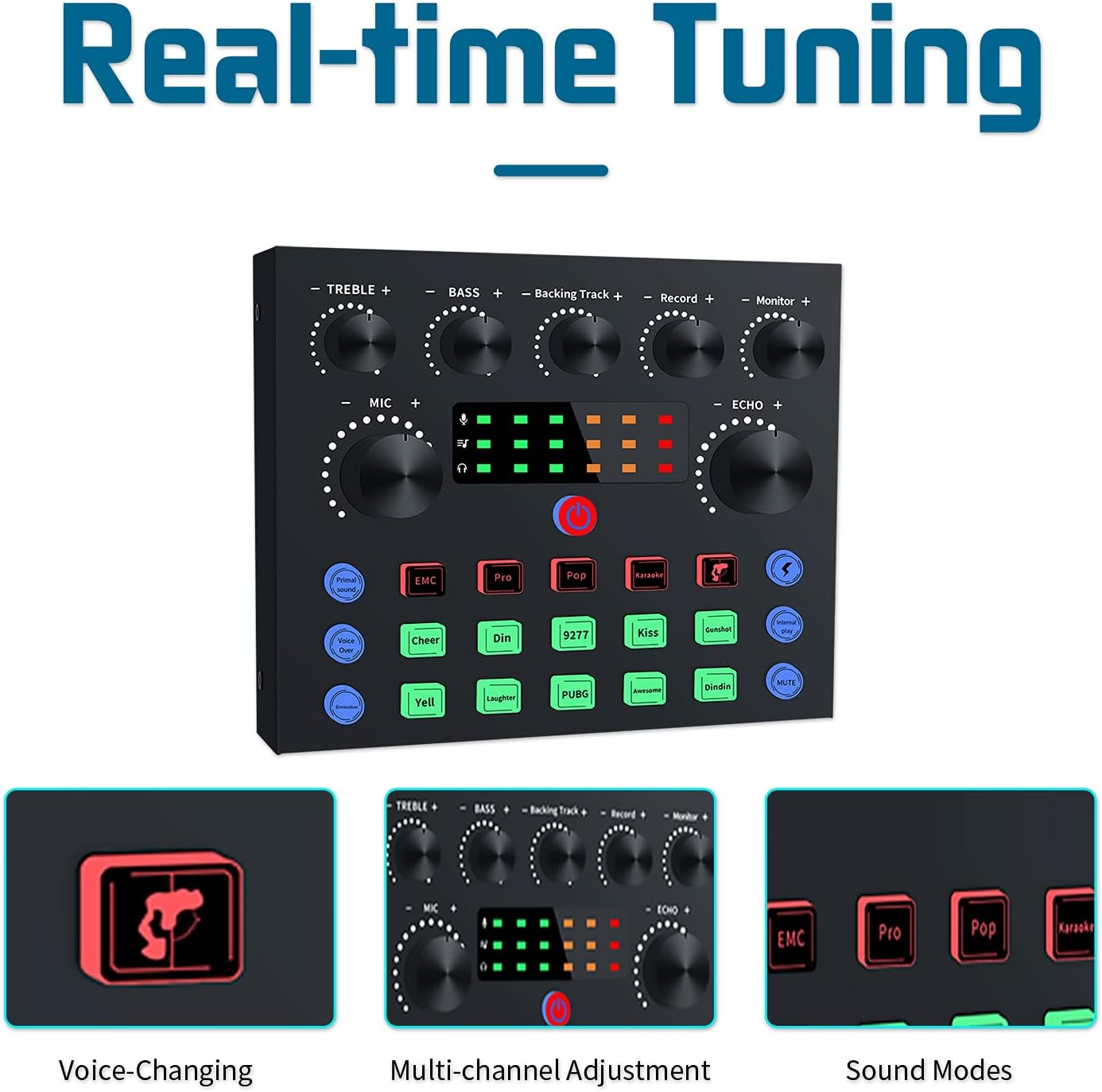 Podcast Equipment Bundle,Audio Interface with All-In-One DJ Mixer and Studio Broadcast Microphone, Perfect for Recording,Live Streaming,Gaming