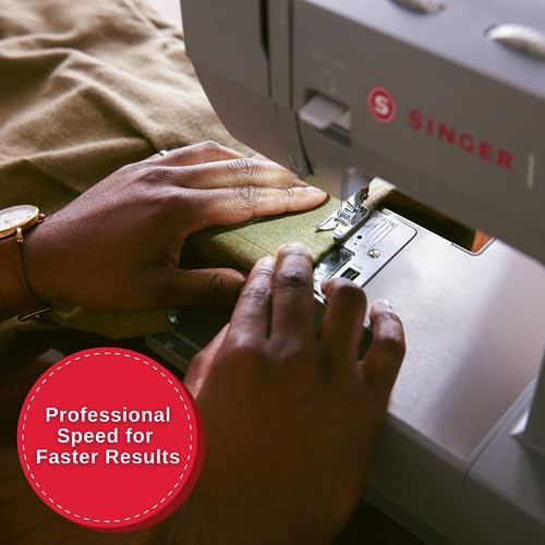 SINGER Heavy Duty 4411 High Speed Sewing Machine with Accessory Kit | Strong Motor With Enhanced Piercing Power, 69 Stitch Applications