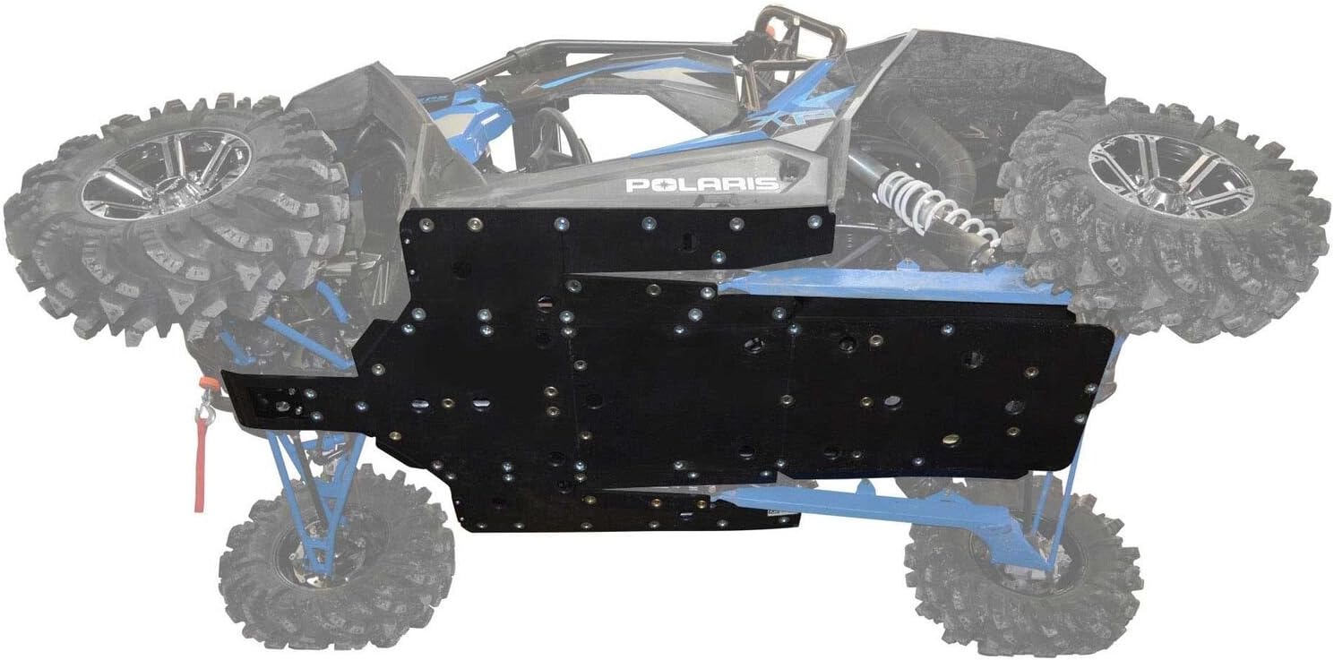 SuperATV Full Skid Plate for 2014-2015 Polaris RZR XP 1000 | Made In The USA l 1/2” Thick Proprietary ARMW Material | Full Front to Back Protection |