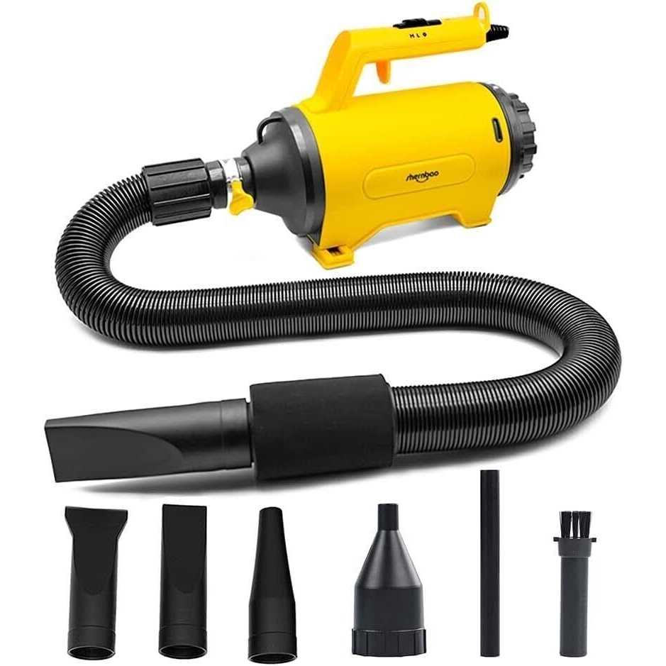 shernbao Dog Dryer High Velocity Professional Dog/Pet Grooming Force Hair Dryer/Blower - Pet Supplies online store