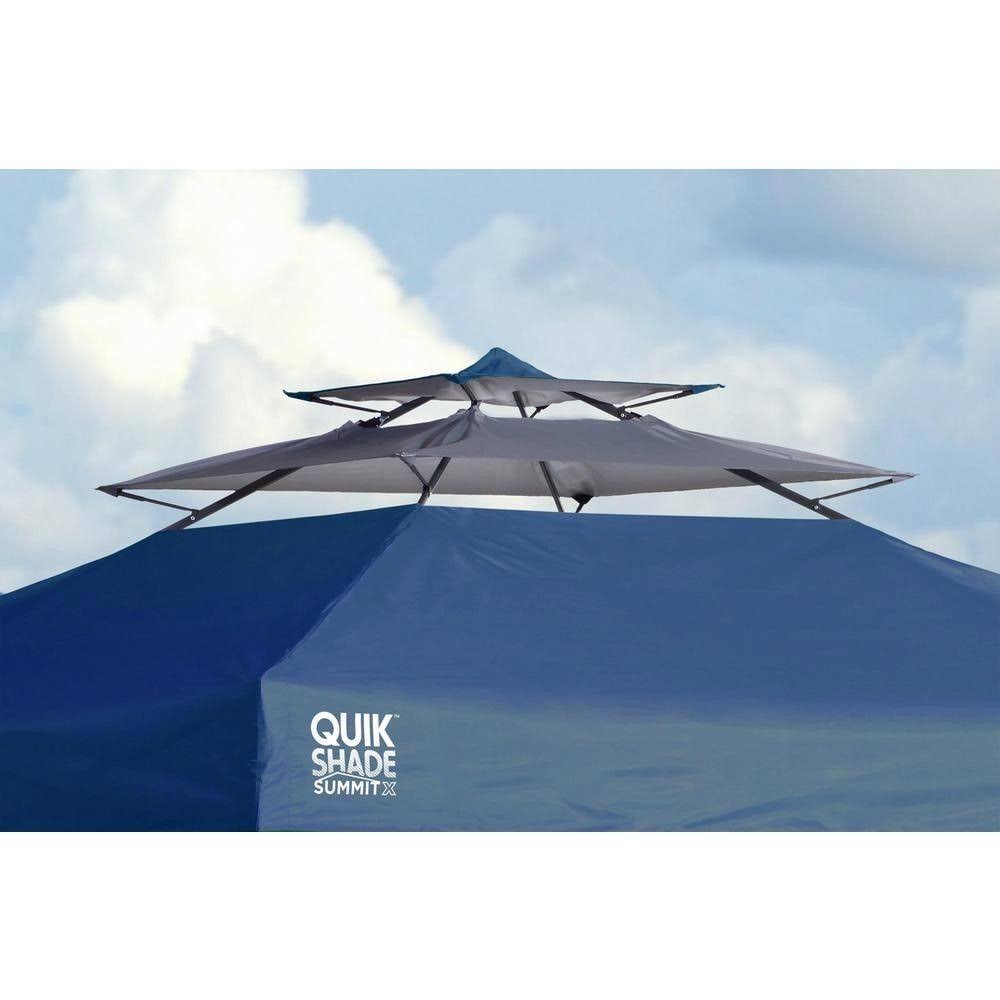 Quik Shade Summit SX100 10 x 10& Straight Leg Canopy - Blue