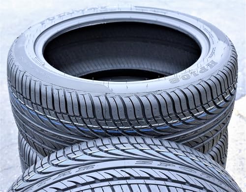 Set of 2 (TWO) Fullway HP108 All-Season Passenger Car Performance Radial Tires-205/55R16 205/55/16 205/55-16 91V Load Range SL 4-Ply BSW Black Side
