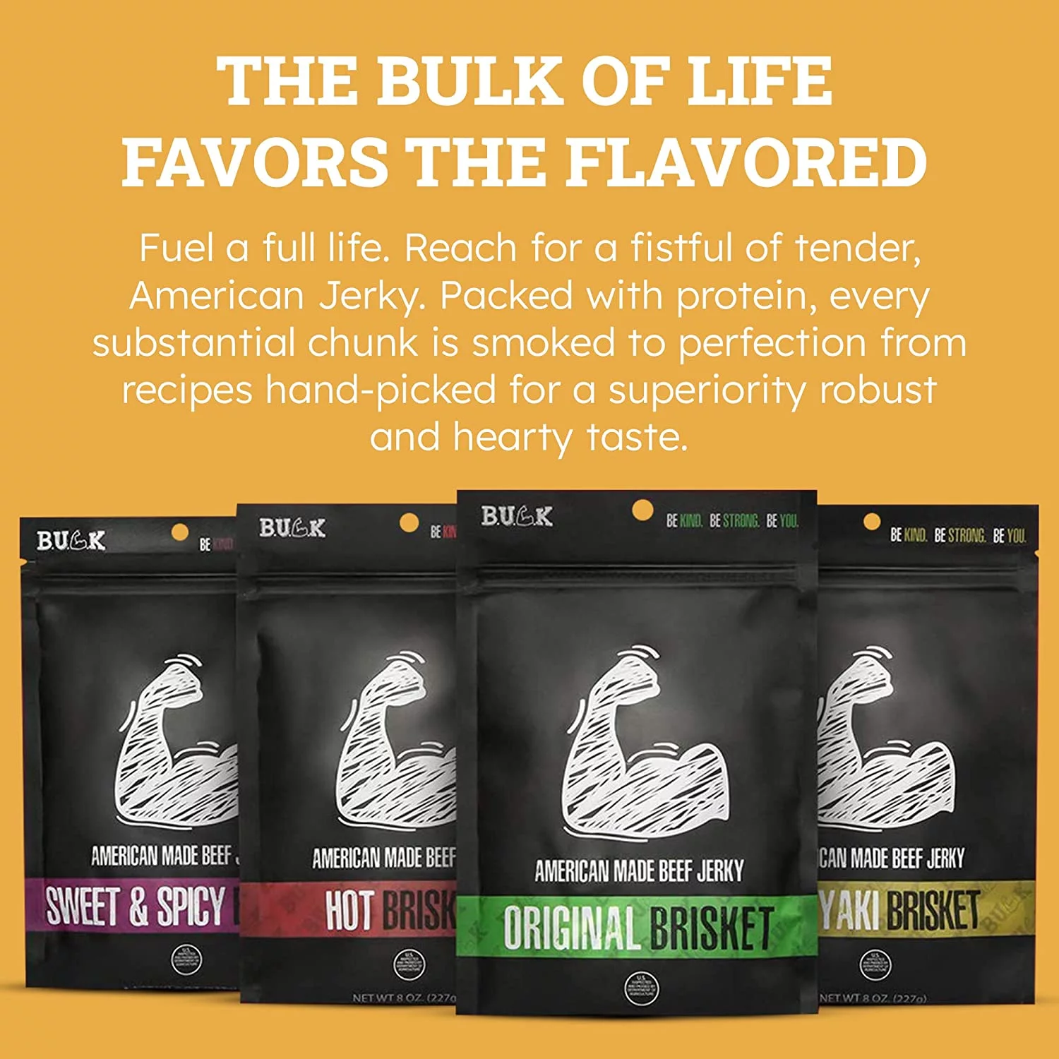 BULK Beef Jerky All Natural Brisket Dried Beef, Low Fat and Calorie Snacks, Teriyaki, 5lb