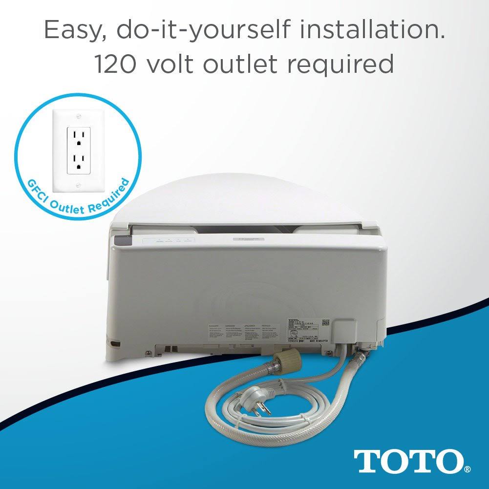 Toto Sw2024#01 Washlet A200 Elongated Bidet Toilet Seat - Cotton White