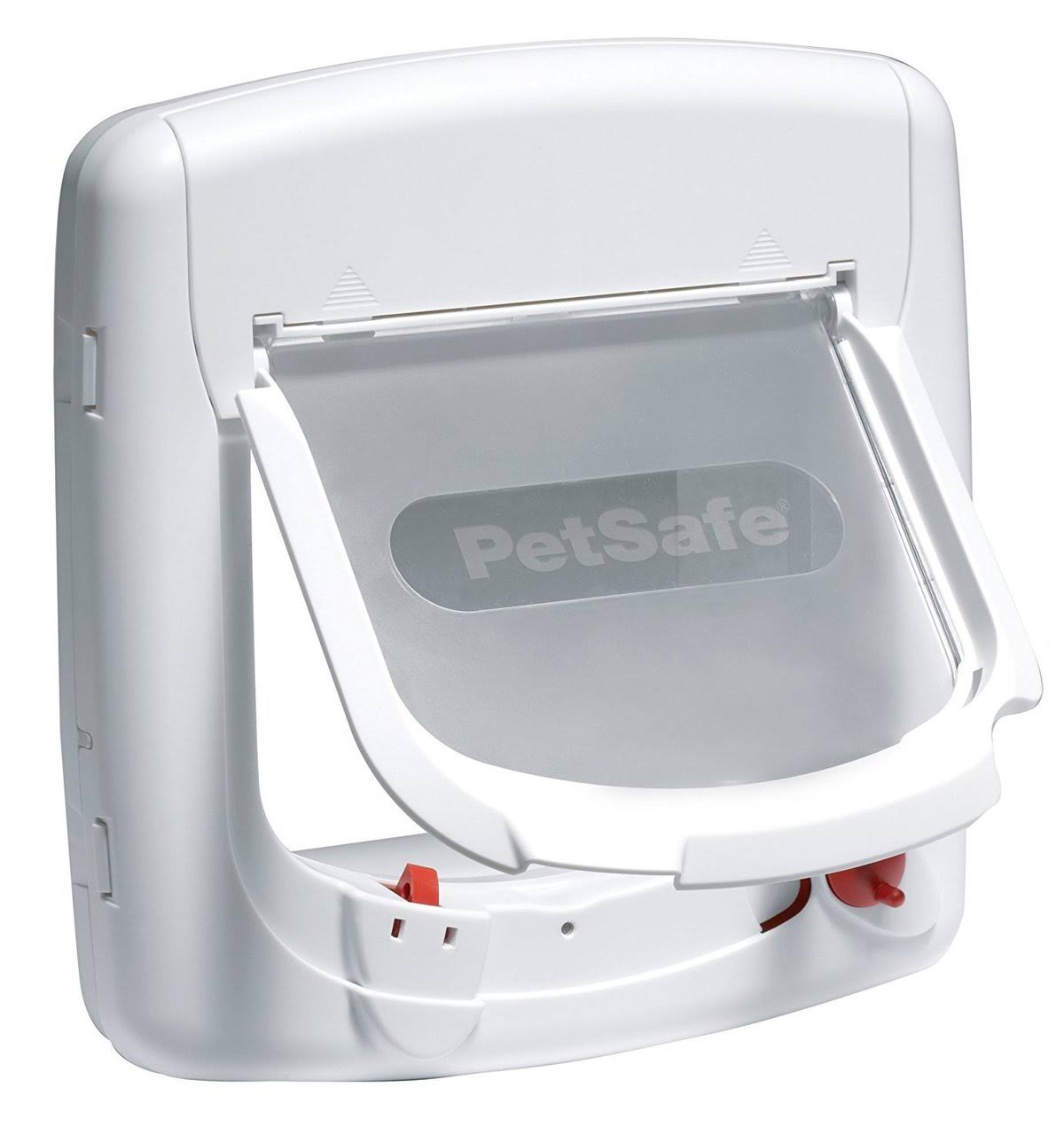PetSafe Magnetic 4-Way Cat Flap Deluxe 400 White 5005