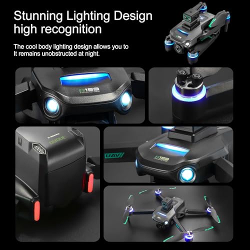 Drones with Camera for Adults 4K, GPS UHD Drone, 5G Remote Controller with Screen, One Key Return, Dual Camere, 3rd Gear Speed