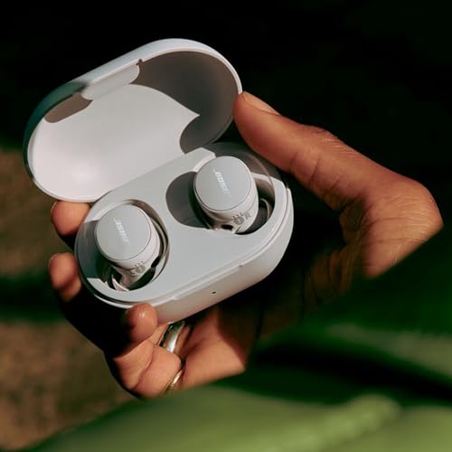 Bose QuietComfort Bluetooth Earbuds, True Wireless Earbuds with Active Noise Cancellation and Mic, Deep Bass, IPX4 Rating