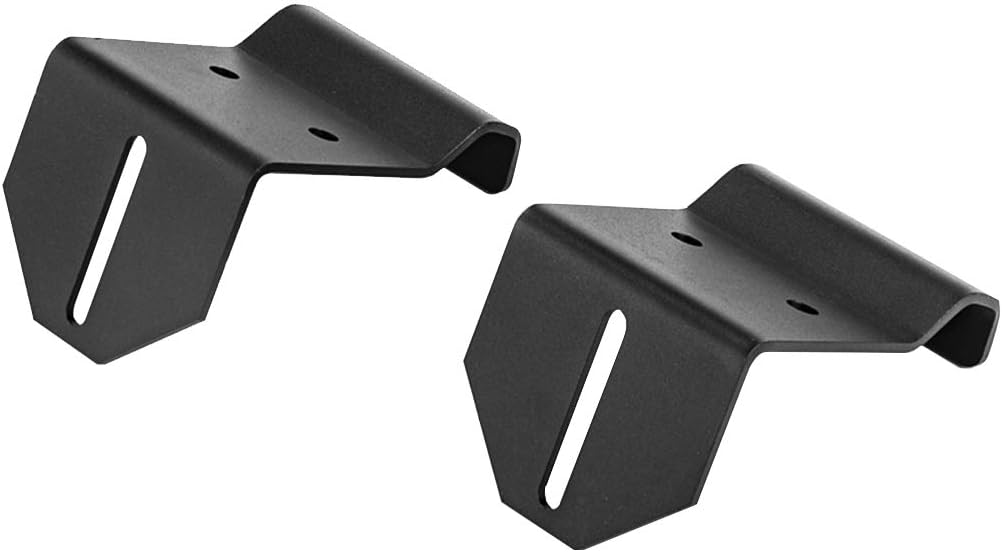 Chelhead No Drilling Needed Pro-fit Cage Black Mounting Bracket for 50 inch Curved Straight Led Light Bar Upper Winshield Mouting Brackets Compatible