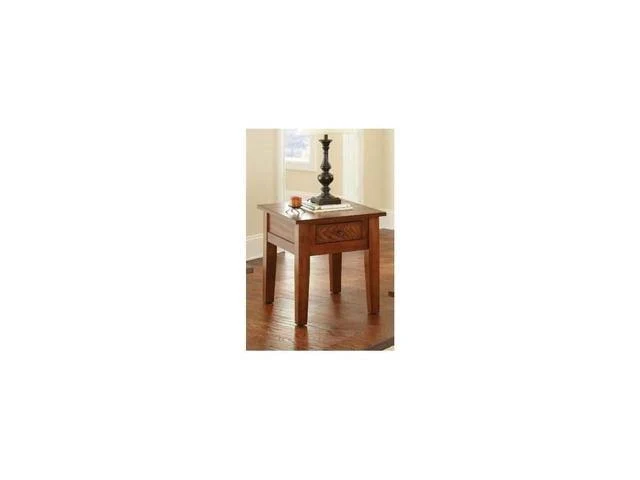 Steve Silver DeSoto Oak Chairside End Table