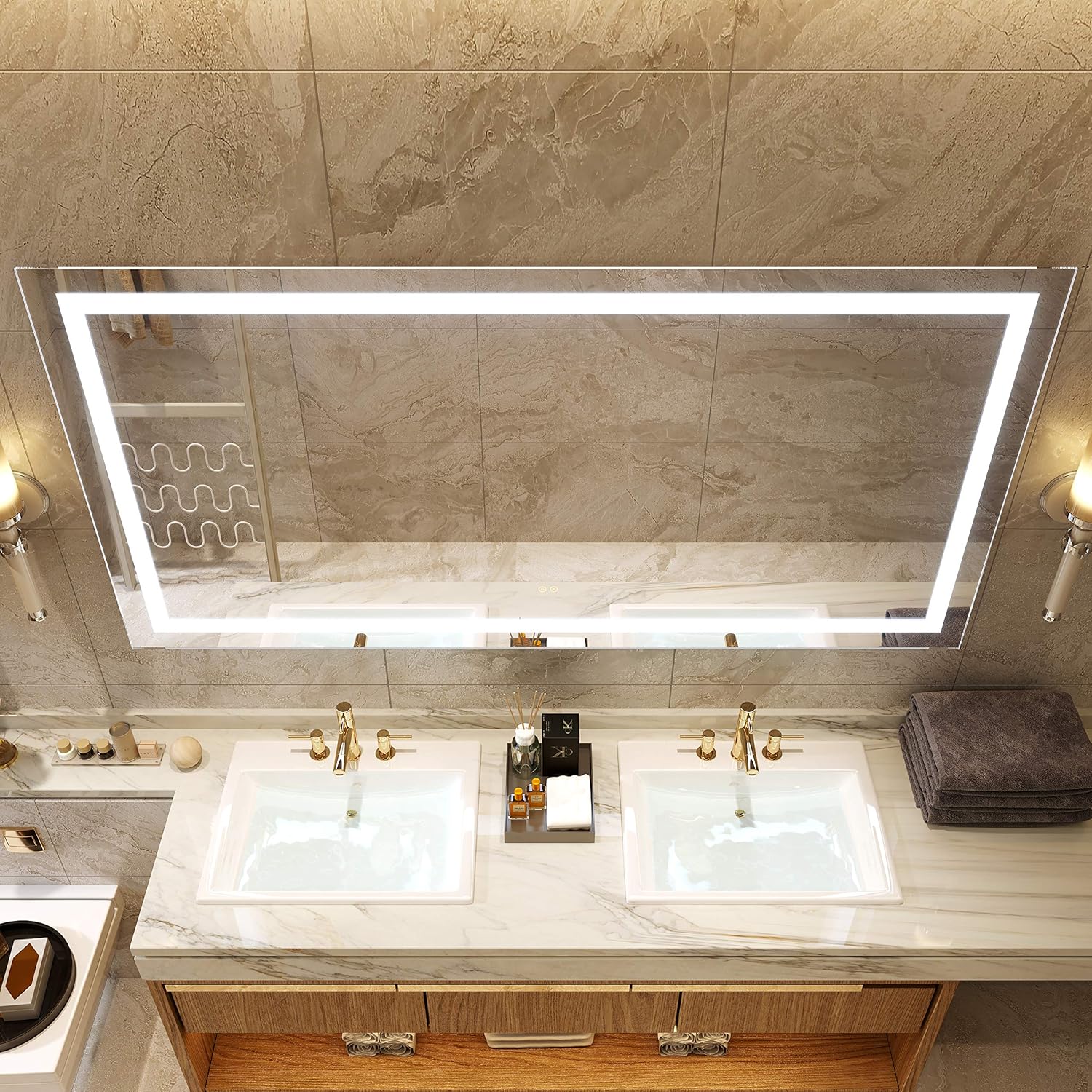 Petus PetusHouse 20 X 28 Inch LED Lighted Bathroom Mirrors