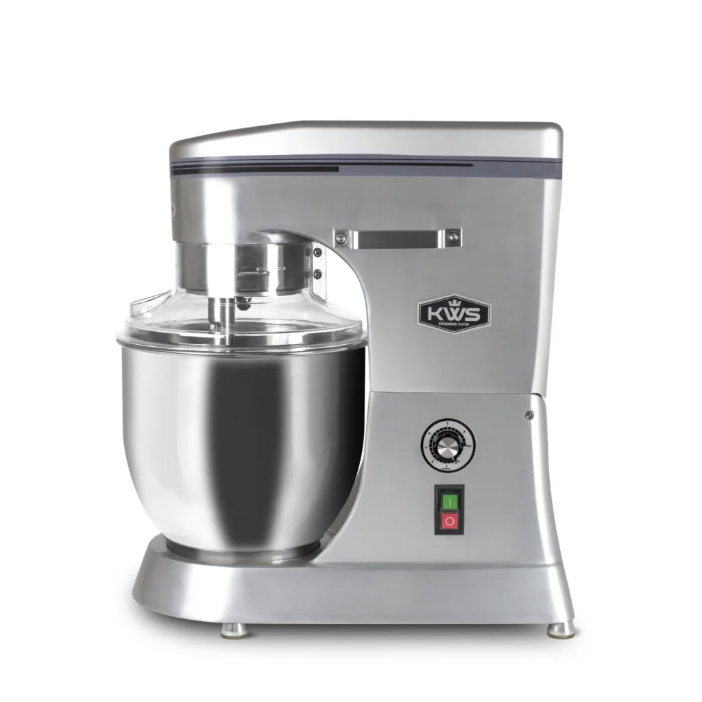 KWS M-B12 Commercial 1400W Stand food Mixer,12 Quarts Silver Heavy-Duty for Restaurant/Bakery /Tea Shop/Coffee Shop