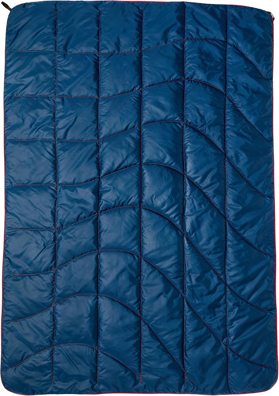 Rumpl The NanoLoft Puffy Blanket | Indoor Outdoor Camping Blanket for Traveling, Picnics, Beach Trips, Concerts | Deepwater, Travel