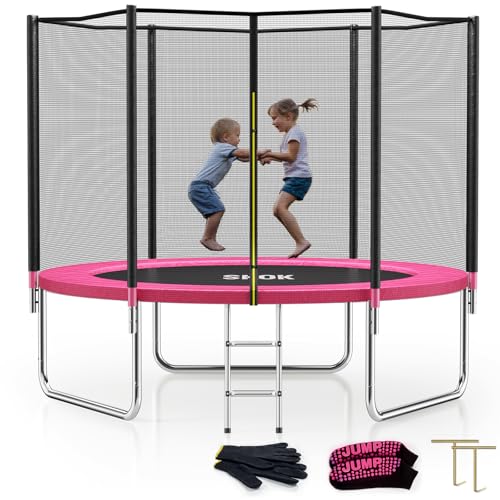 SKOK Trampoline 8FT 10FT 12FT 14FT 15FT Trampolines with Enclosure Net