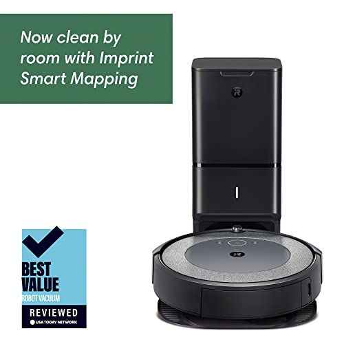 iRobot Roomba i3+ EVO (3550) Self-Emptying Robot Vacuum &ndash; Now Clean by Room with Smart Mapping, Empties Itself for Up to 60 Days