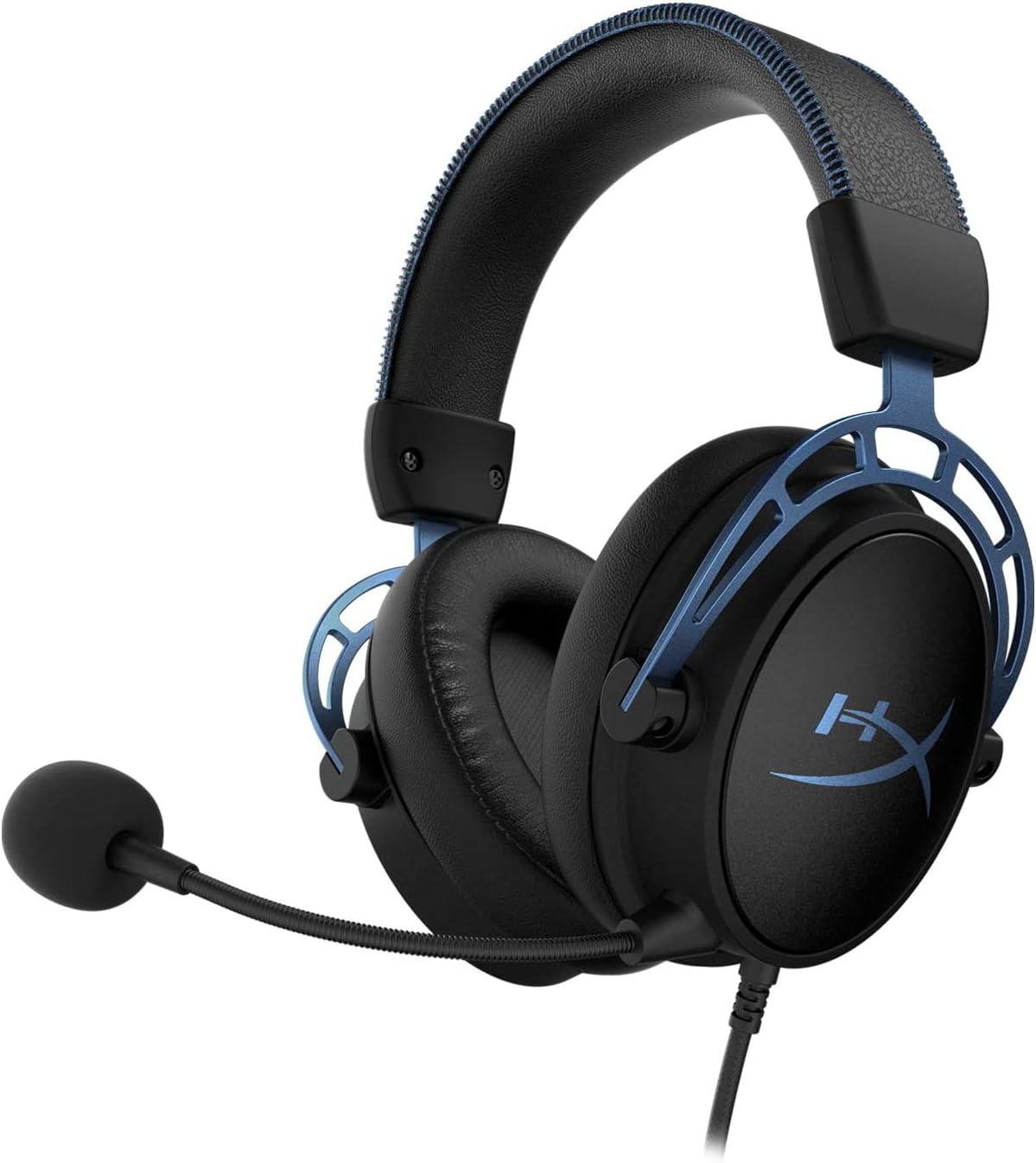 HyperX Cloud Alpha S - PC Gaming Headset, 7.1 Surround Sound, Adjustable Bass, Dual Chamber Drivers, Chat Mixer, Breathable Leatherette, Memory Foam