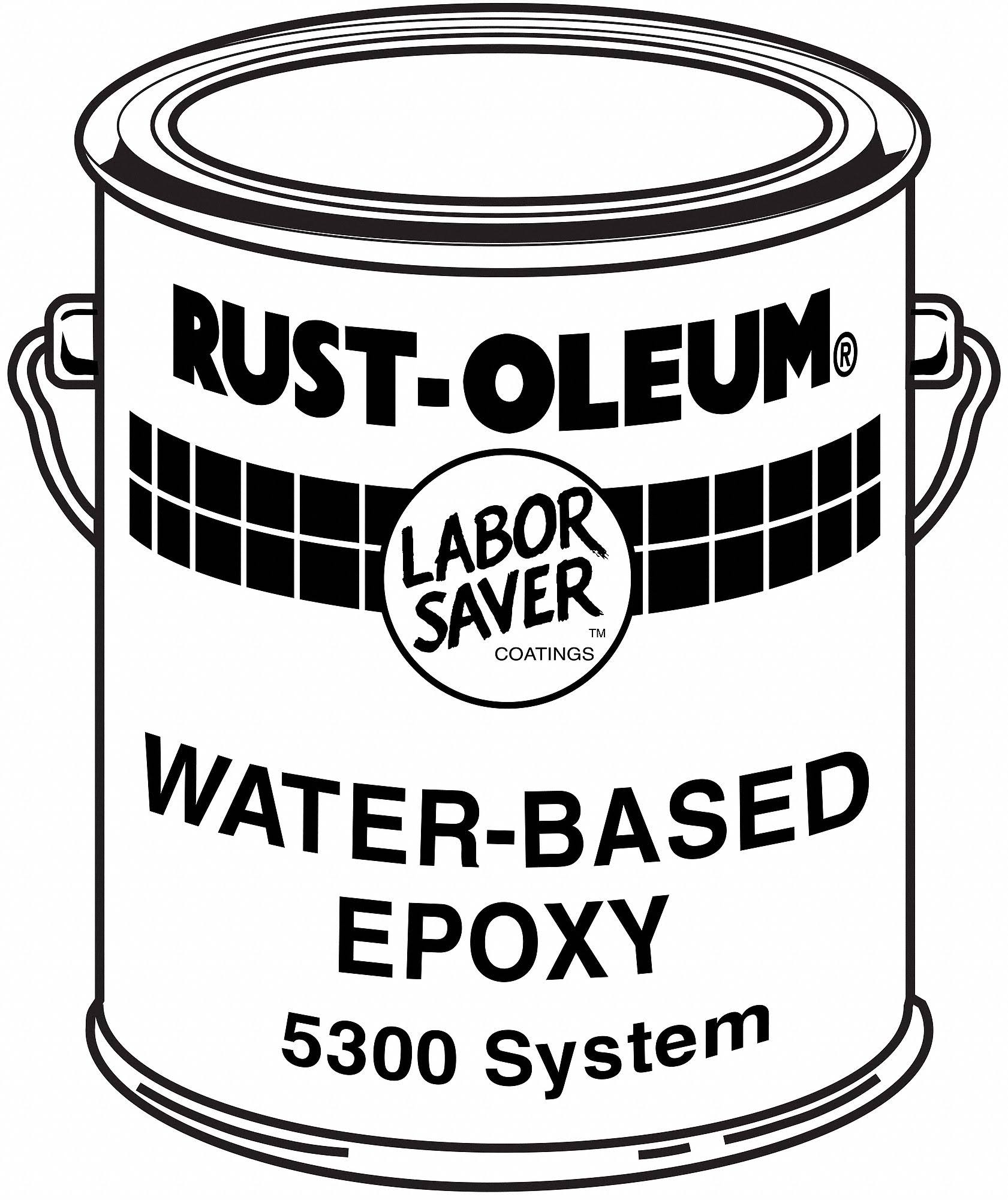 Rust-Oleum Epoxy Paint, Safety Yellow 5344408