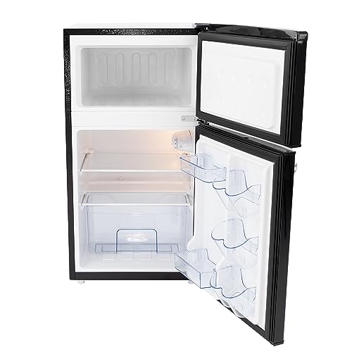 West Bend Mini Fridge with Freezer Retro-Styled for Home Office or Dorm
