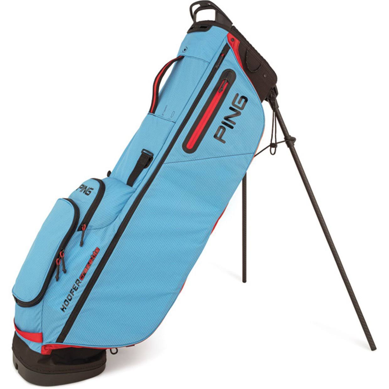 Ping Hoofer Craz-E Lite Stand Bag Bright Blue/Black/Red - Megean