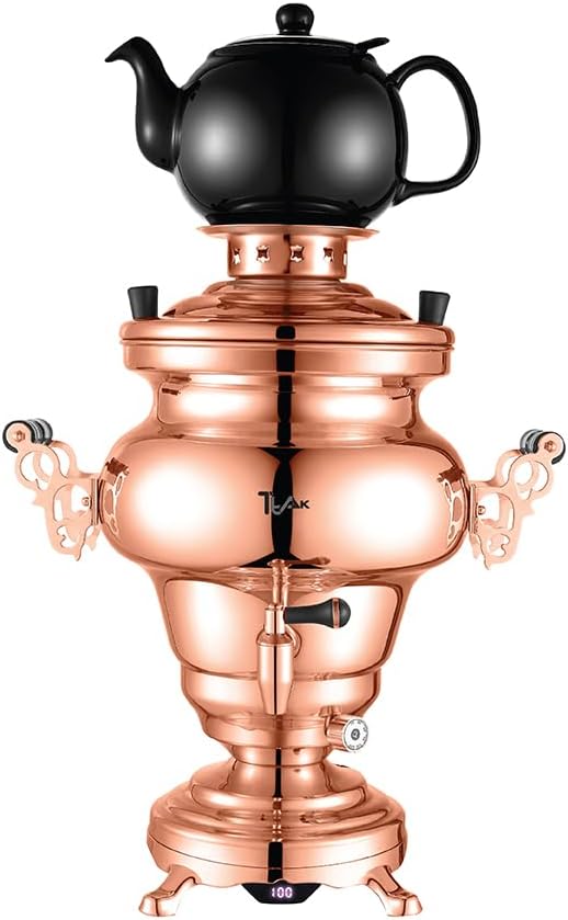 Electric Stainless Steel Copper Design Samovar