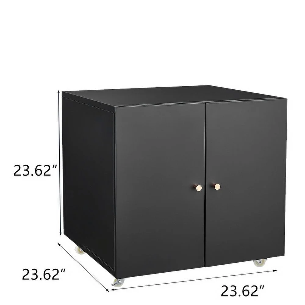 Office furniture Copier Cabinet white 2 door steel copier stand mobile pedestal file Printer Stand