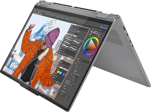 Lenovo Yoga 7 7i 2-in-1 Laptop (16" FHD+ Touchscreen, AMD Ryzen 7 8840HS (Beat i7-1355U), 16GB DDR5 RAM, 1TB SSD) AI PC, Backlit, Fingerprint