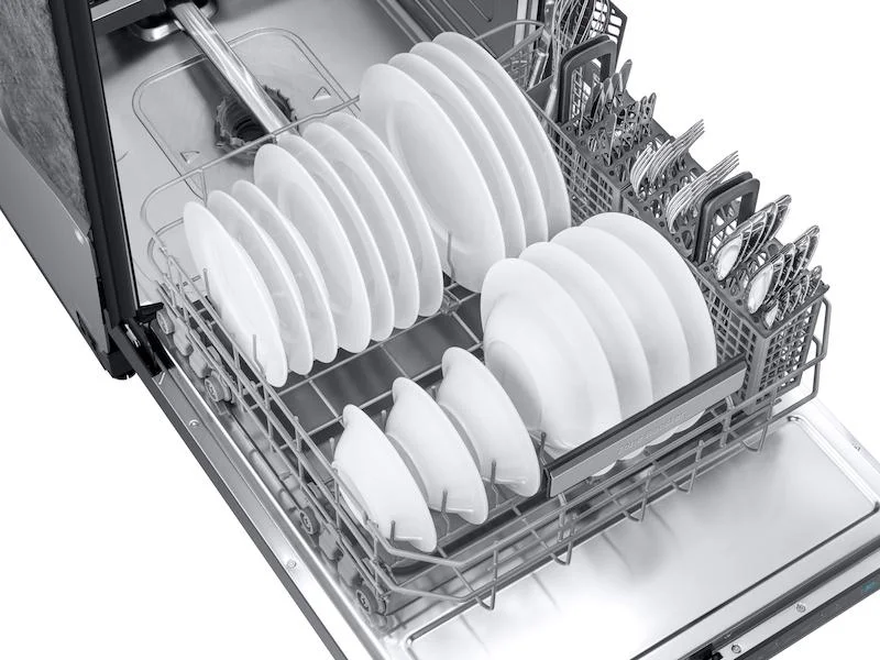 SAMSUNG DW80R9950UG Smart Linear Wash 39dBA Dishwasher in Black Stainless Steel