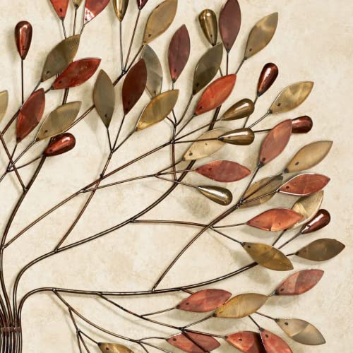 Touch of Class Gentle Breeze Tree Metal Wall Art - Multi Metallic - Large Branches Decor - Tree of Life Sculpture for Bedroom, Living Room, Kitchen