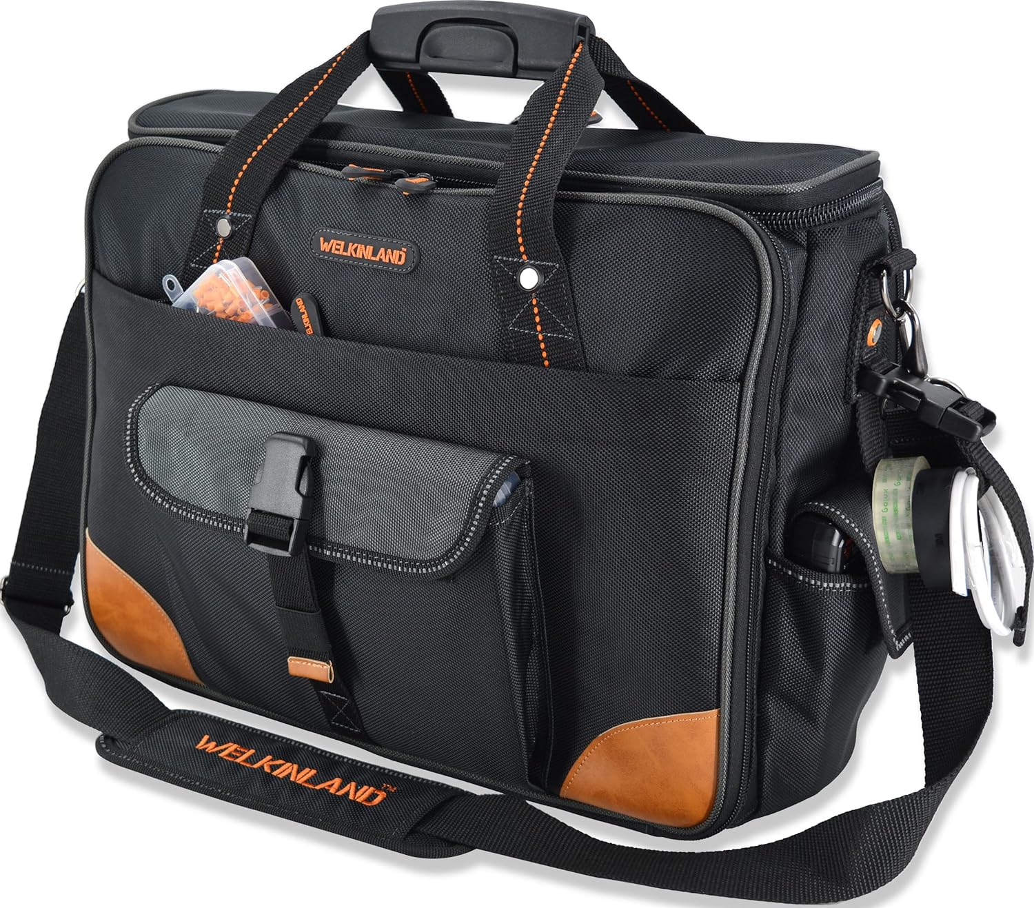 88-Pockets Electrician tool bag, Electricians tool bag, Electrician bag, Electrical tool bags, Technician tool bag, Computer technician bag