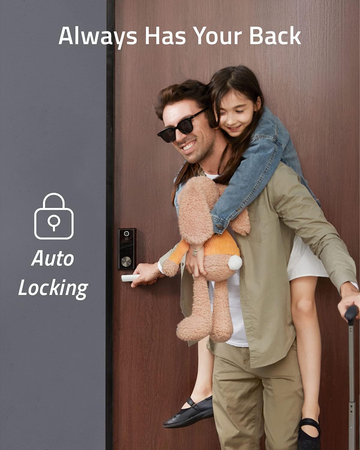 eufy Security Smart Lock Touch & Wi-Fi, Fingerprint Scanner, Keyless Entry Door Lock, Smart Wi-Fi Lock, Bluetooth Electronic Deadbolt