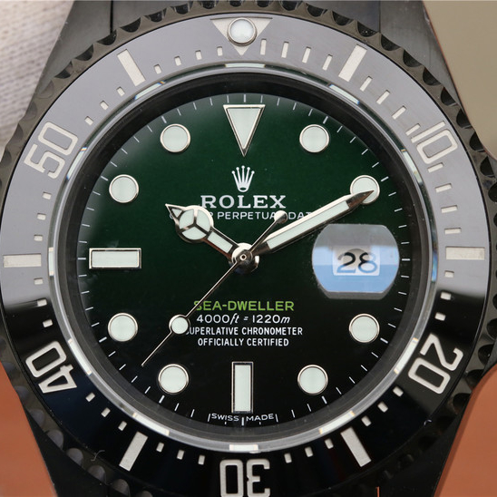 Sea Dweller Full Black Multiple Dial Color Options 43mm