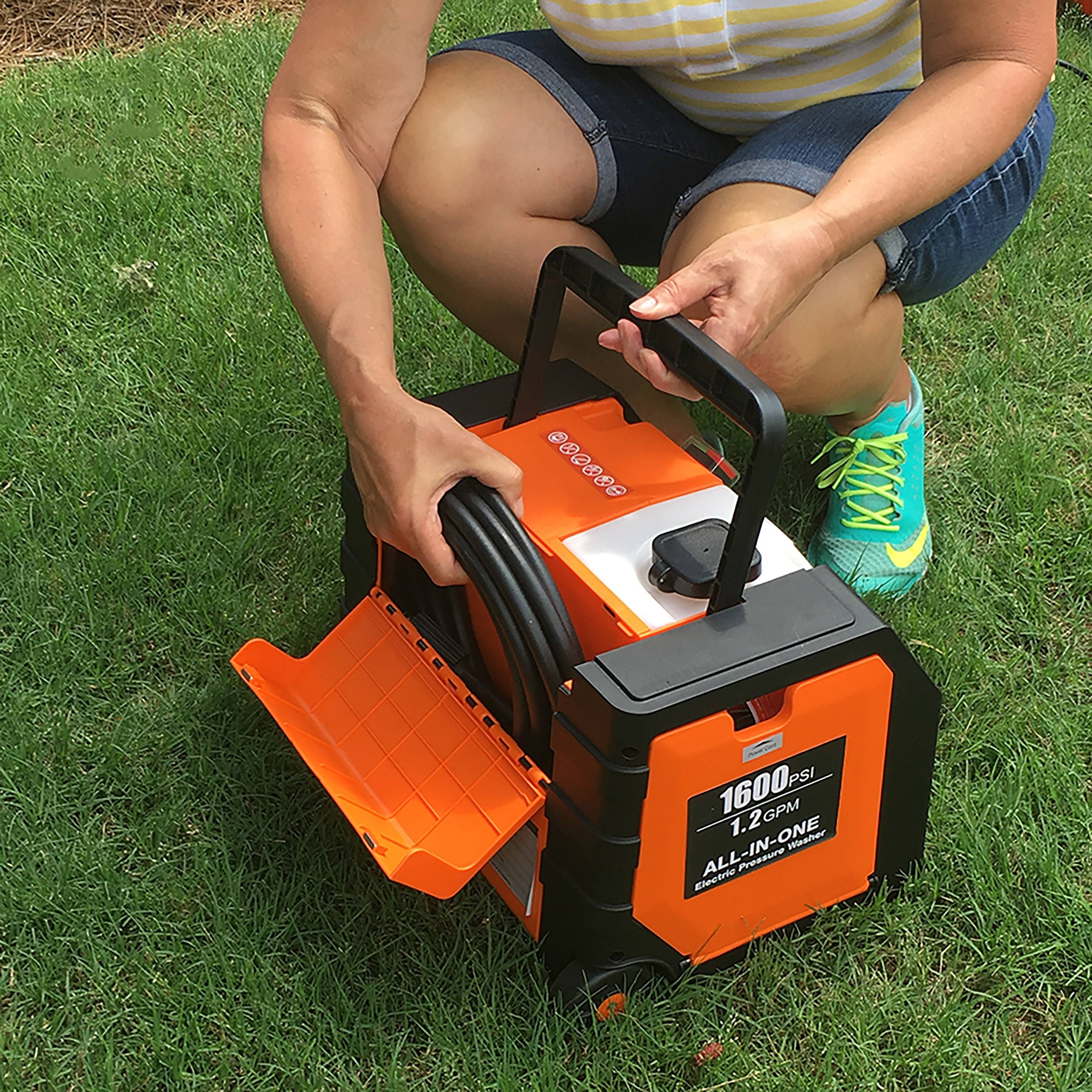 Yard Force YF1600A1 1600 PSI 1.2 GPM All-in-1 Electric Pressure Washer