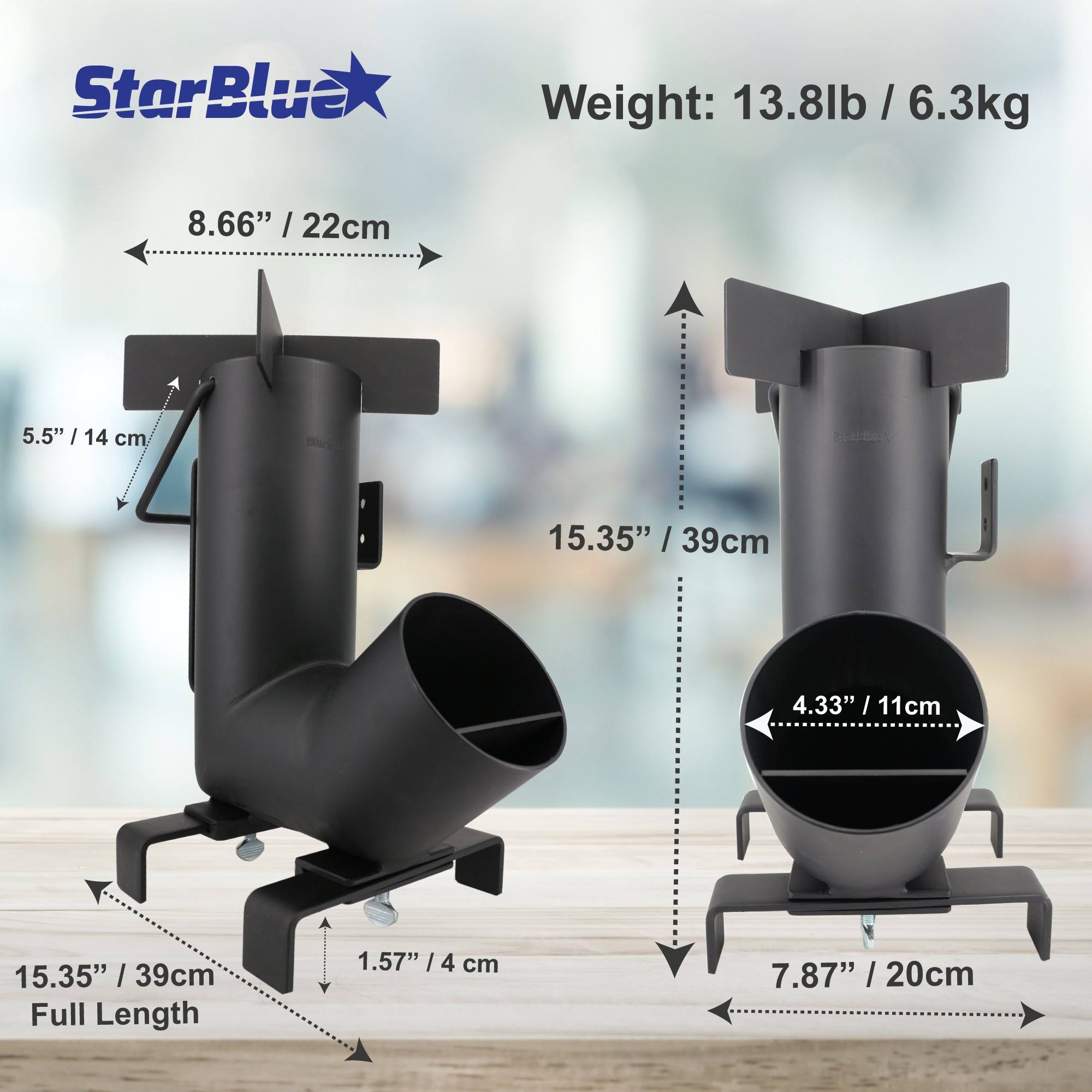 Camping Rocket Stove with Free Carrying Bag