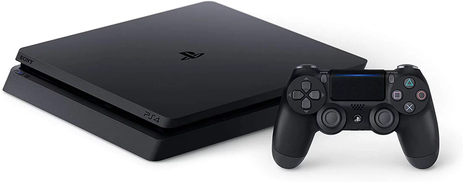 Mytrix PlayStation 4 Slim 2TB SSHD Console with DualShock 4 Wireless Controller Bundle, PlayStation Enhanced with 2TB Solid State Hybrid Drive
