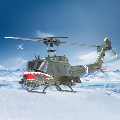 RC ERA C032 UH-1 Huey RC Helicopter with 3D Inverted Flight & 6-Axis Gyro Stabilization