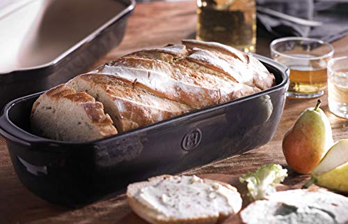 Emile Henry Italian Bread Loaf Baker | Burgundy