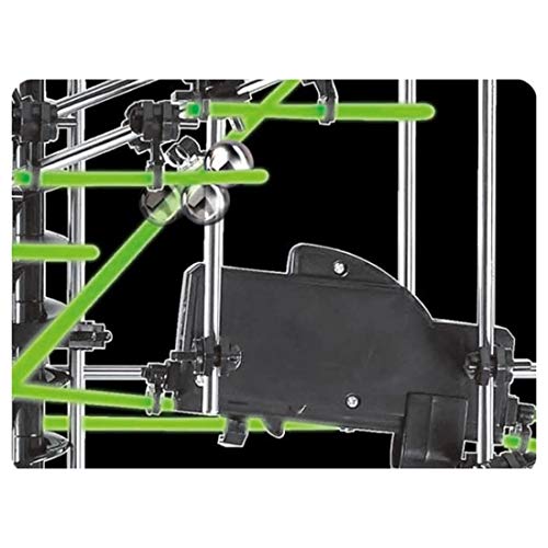 1337 Pieces Marble Run Set Toys with 3 Steel Balls Glow in The Dark