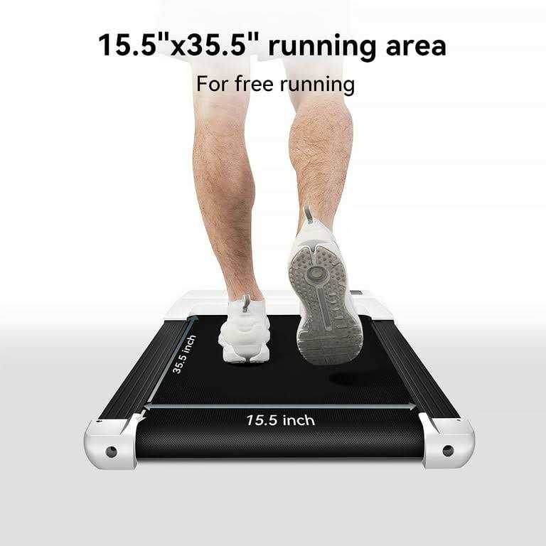 Dpforest Walking Pad, 0.6-3.8 mph, 2 in 1 Under Desk Treadmill with 300lbs Capacity, Installation-Free Walking and Jogging Machine for Home