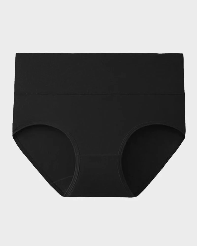 High-Waisted Full Coverage Cotton Briefs(4 pack)