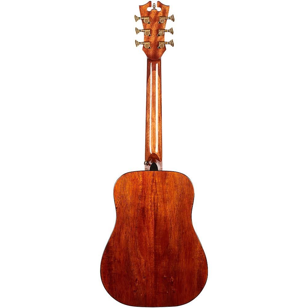 D&Angelico Premier Utica Koa Mini Acoustic Guitar Natural