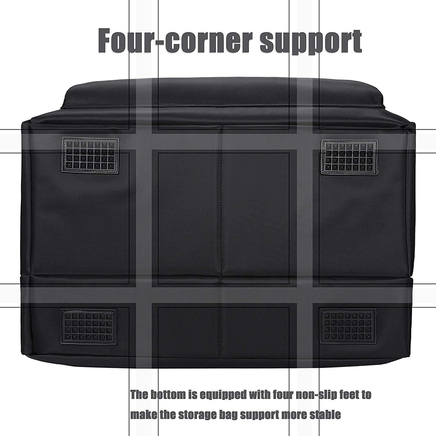 ITHWIU Desktop Gaming Computer Tower PC Double Layers Carrying Case Travel Storage Bag for Computer Main Processor Case, Monitor(Up to 24 inch)