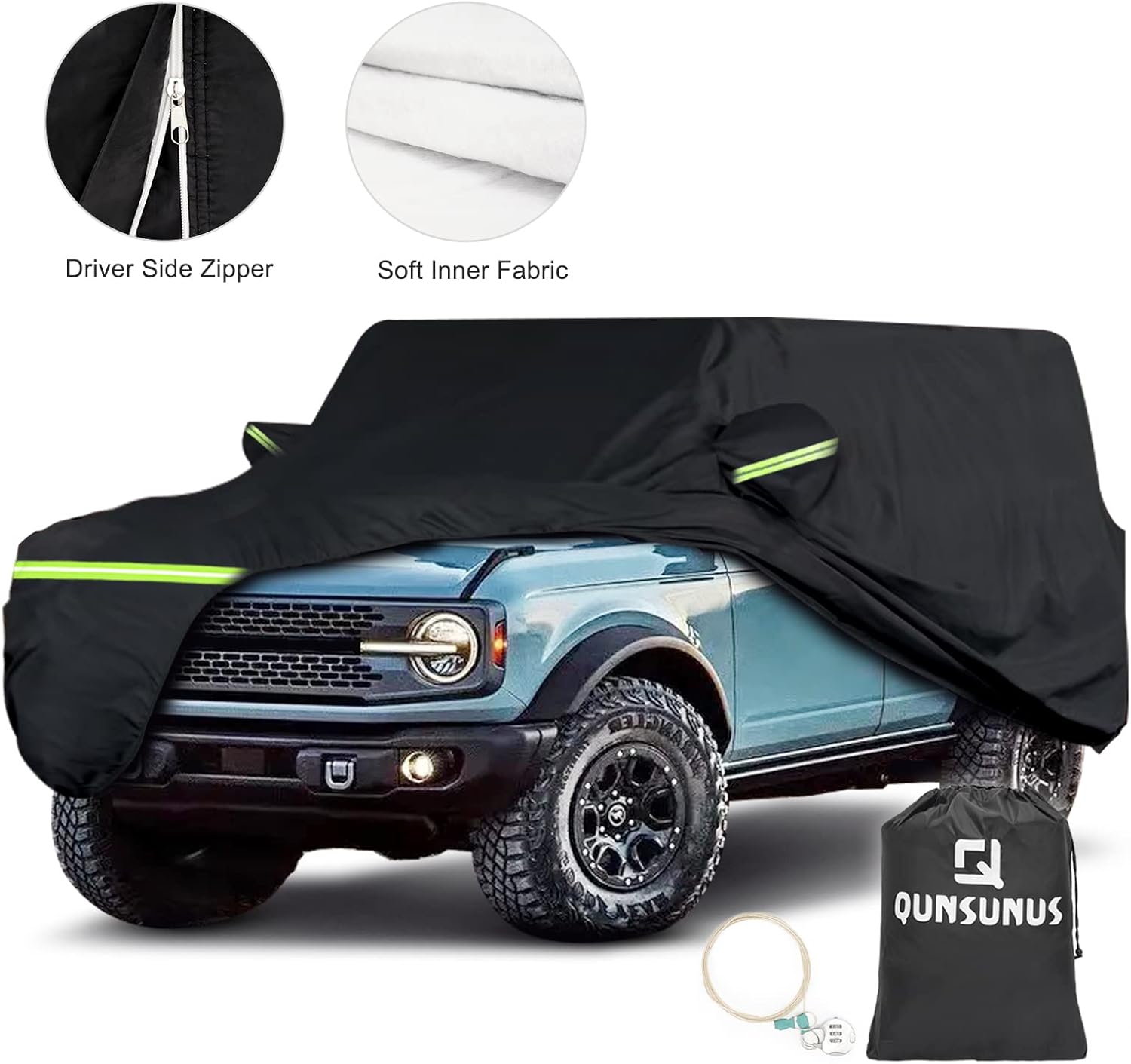 for Dodge Charger Car Cover Waterproof All Weather, 6 Layers Car Cover Waterproof All Weather 210T Windproof Fit for Dodge Charger 2006-2021