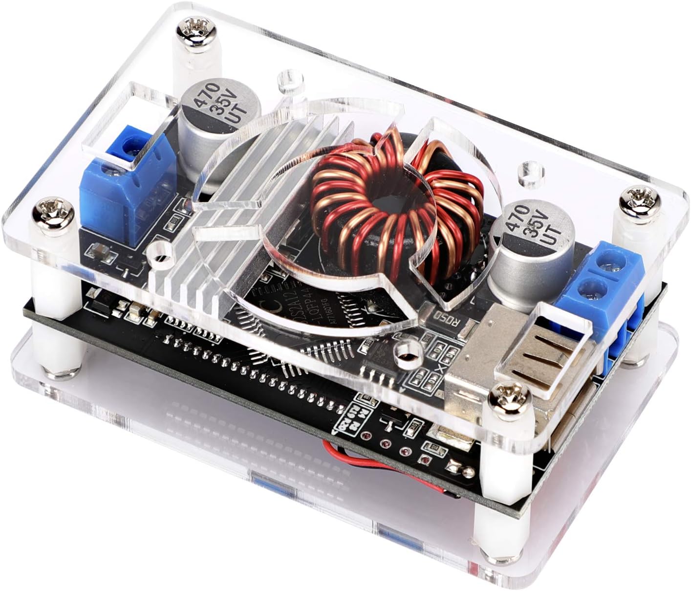 Buck Boost Voltage Regulator, DROK DC 6-30V to DC 0.5-30V 5V 12V 24V Adjustable Voltage Converter